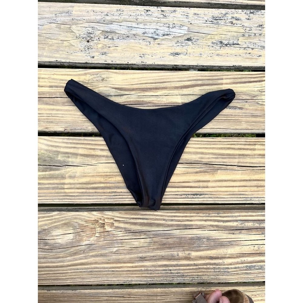 *FINAL PRICE” Women's Size Medium Black Unbranded Bikini Bottom